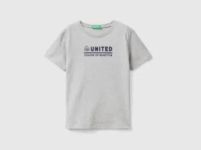 100% cotton t-shirt with logo