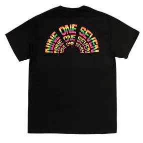 917 Rainbow Tee Black