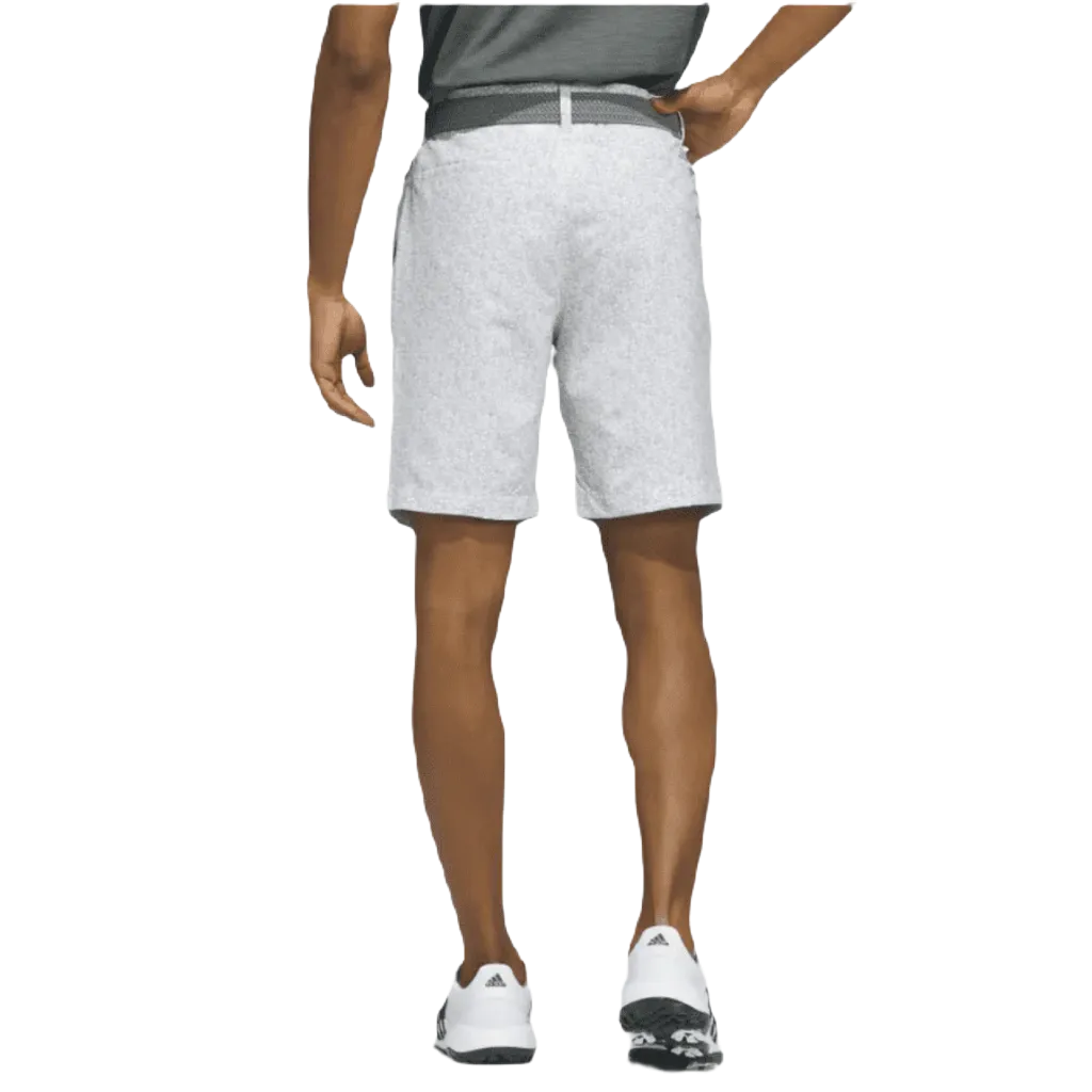 Adidas Ultimate365 9-Inch Printed Golf Shorts - Grey