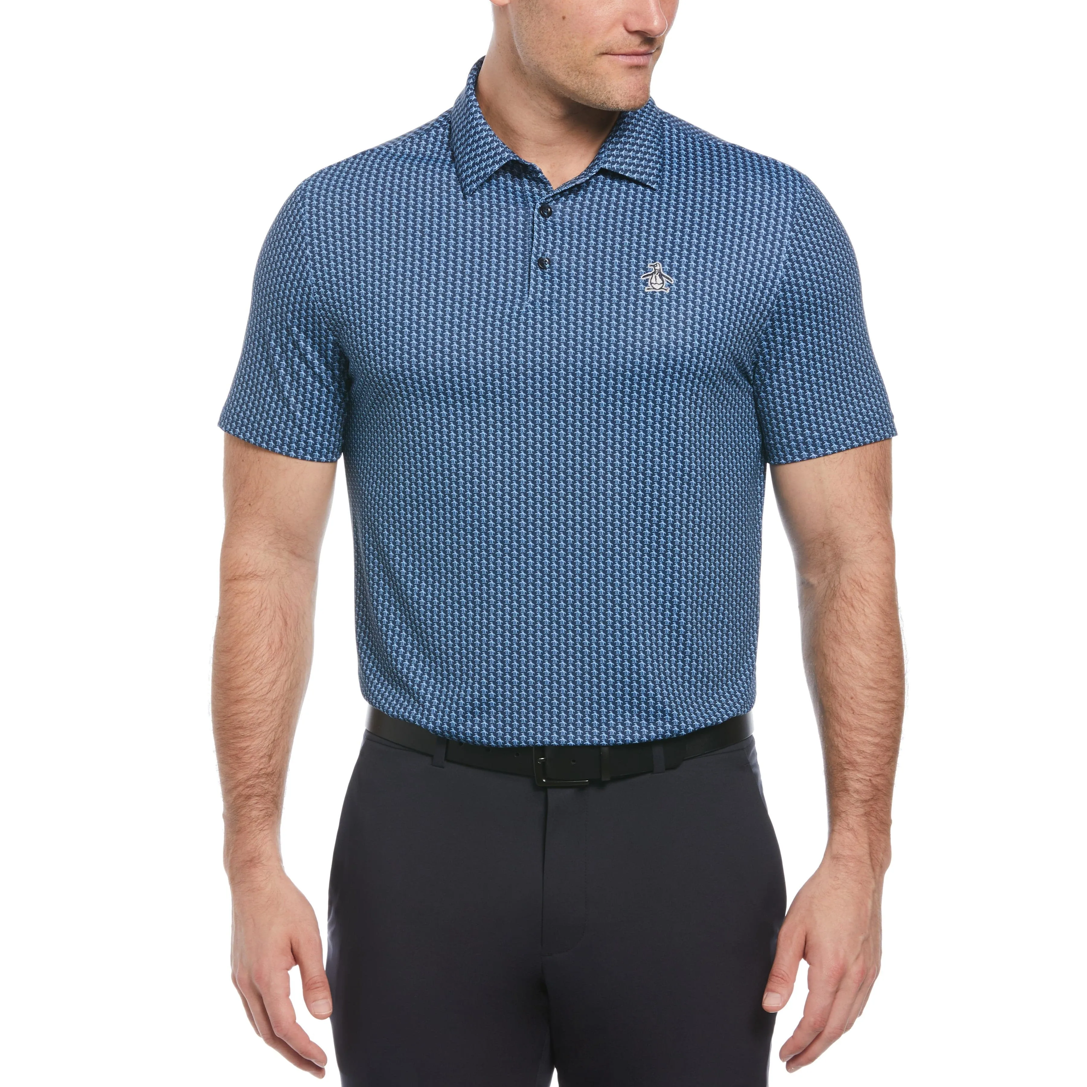 Allover Pete Print Golf Polo