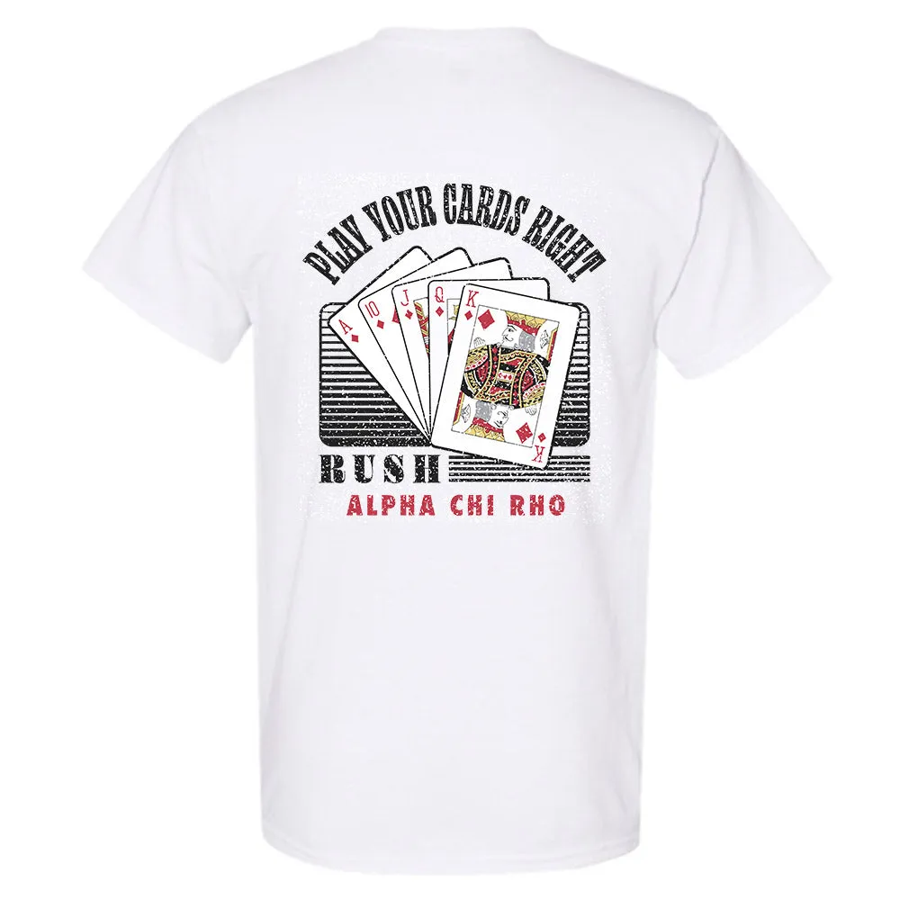 Alpha Chi Rho Poker Face T-Shirt