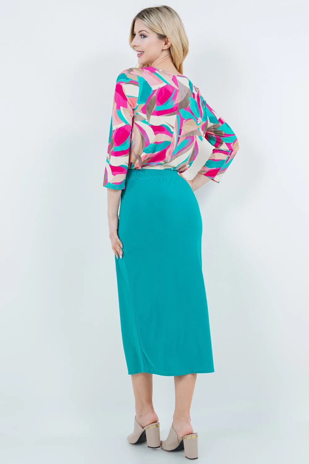 Amy Jade Pencil Skirt-Regular & Plus