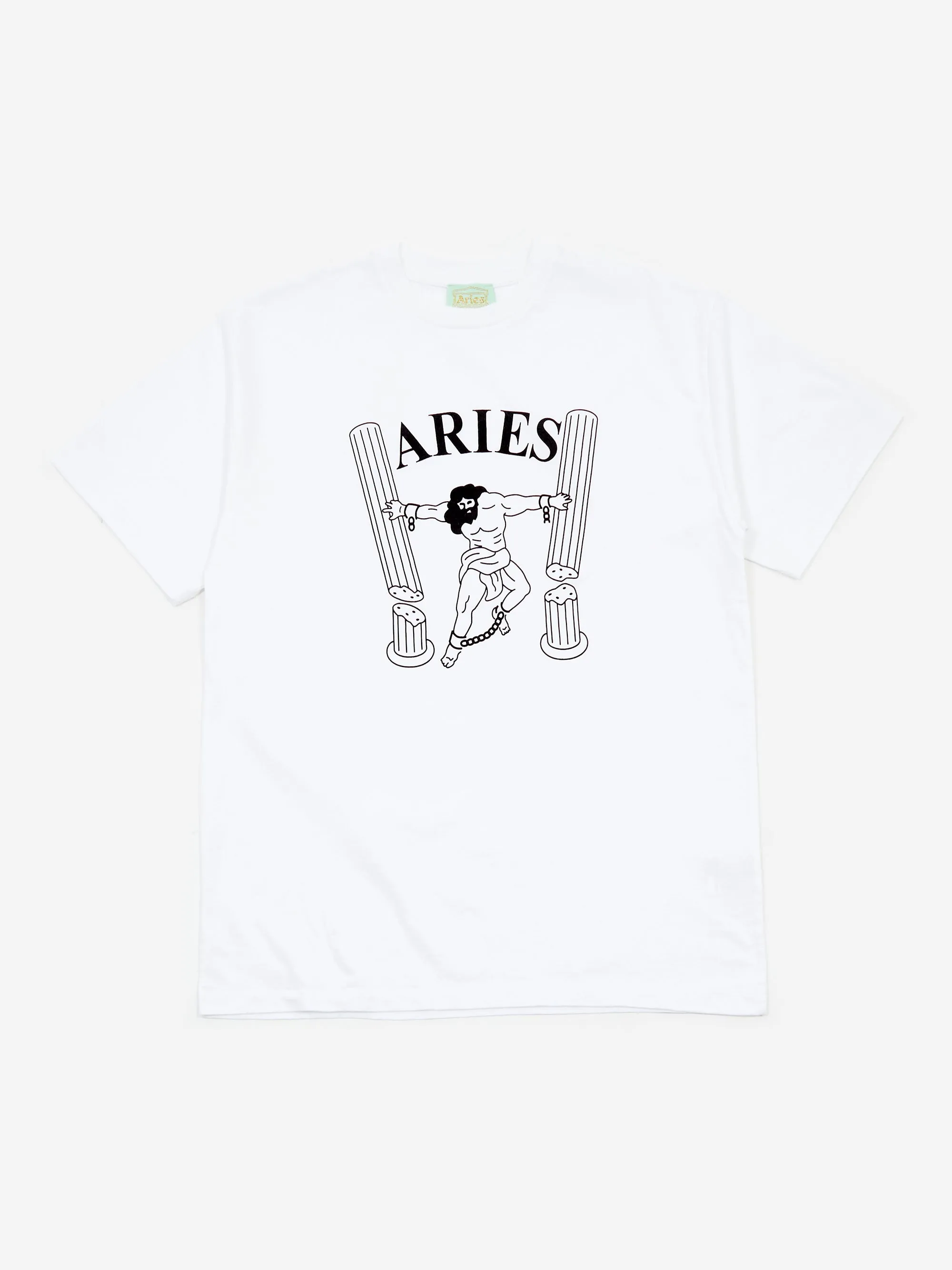 Aries Samson SS Tee - White