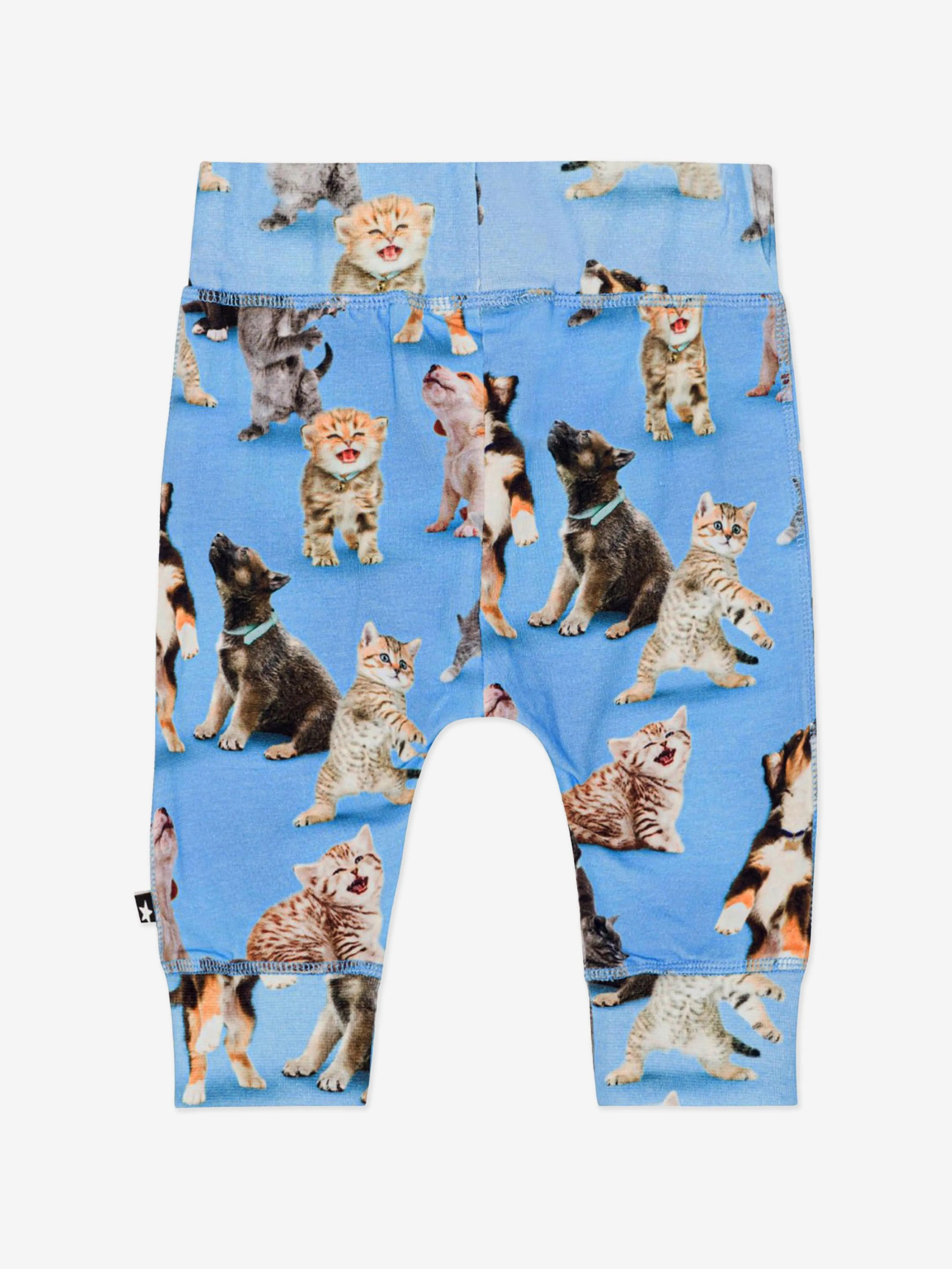 Baby Boys Animal Print Pants in Blue