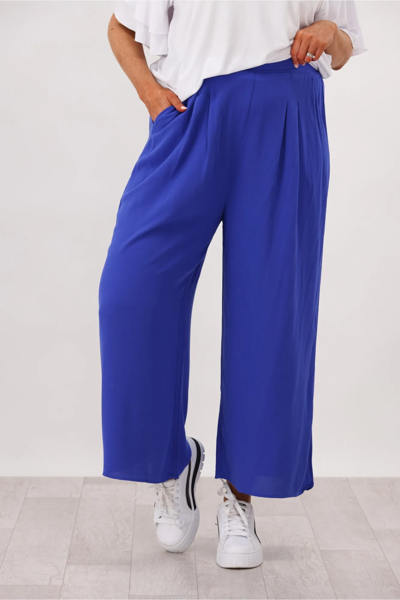 Betty Basics Olympia Pant Deco Blue