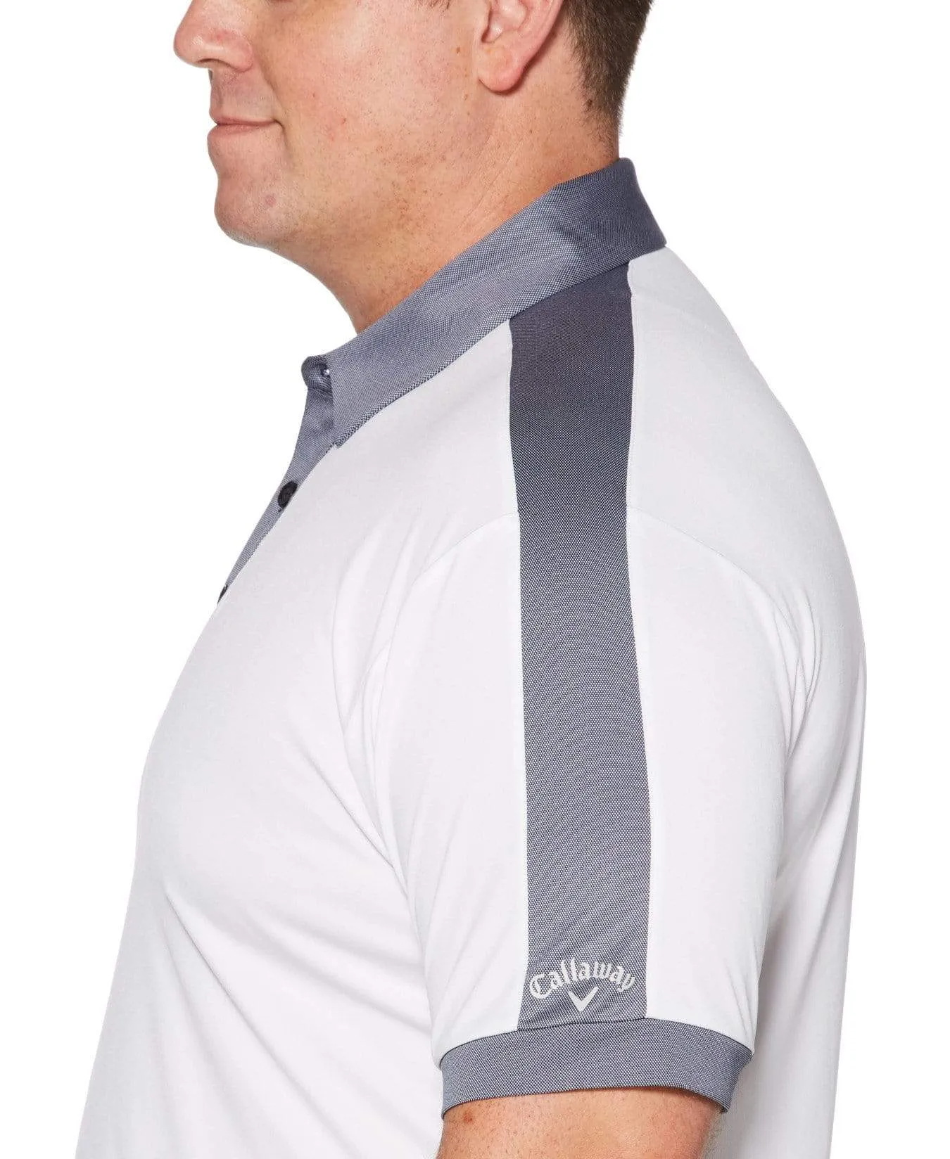 Big & Tall Birdseye Color Block Polo