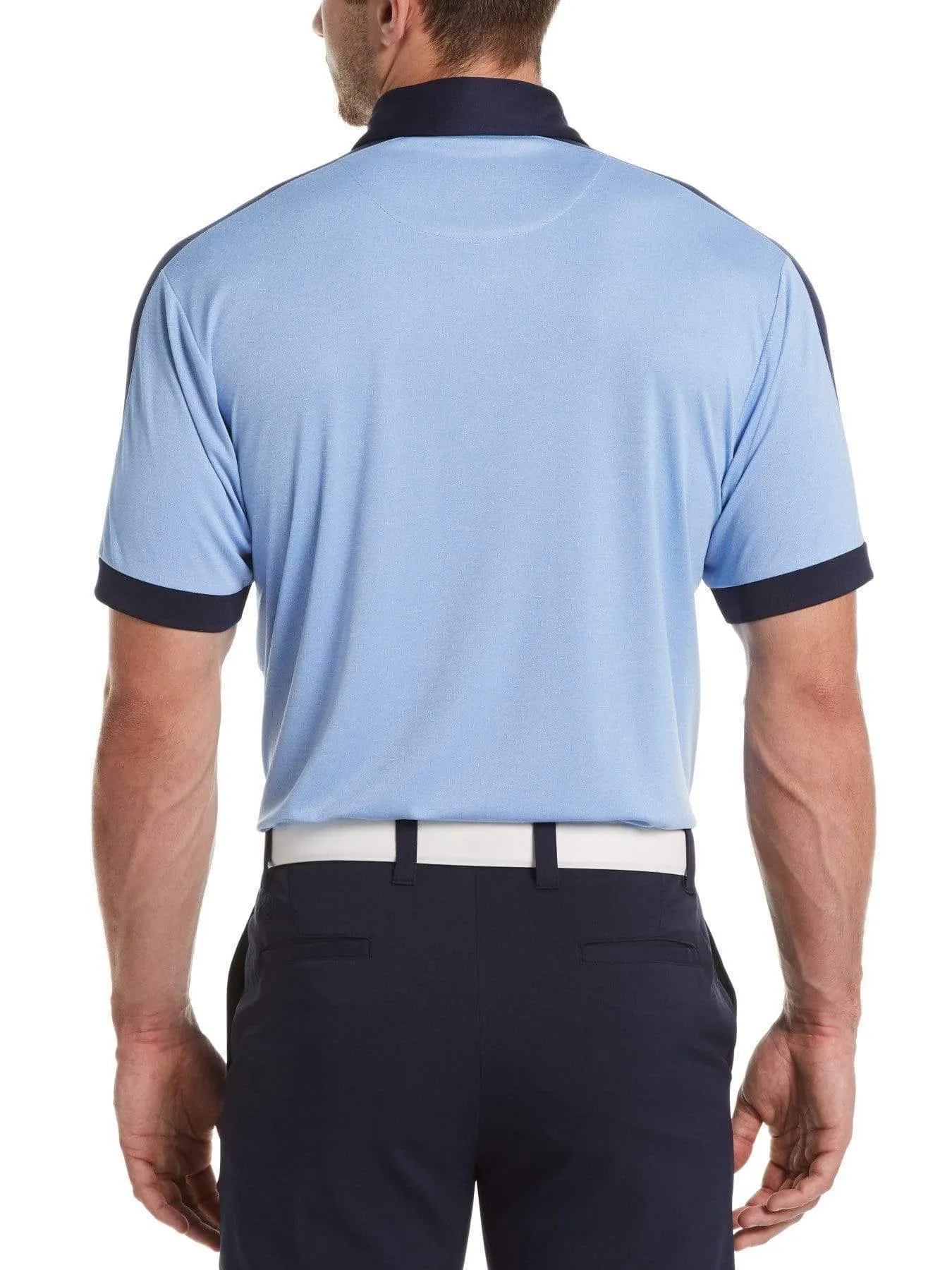 Big & Tall Birdseye Color Block Polo