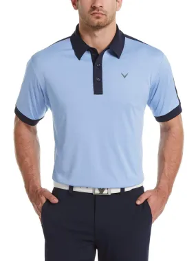 Big & Tall Birdseye Color Block Polo