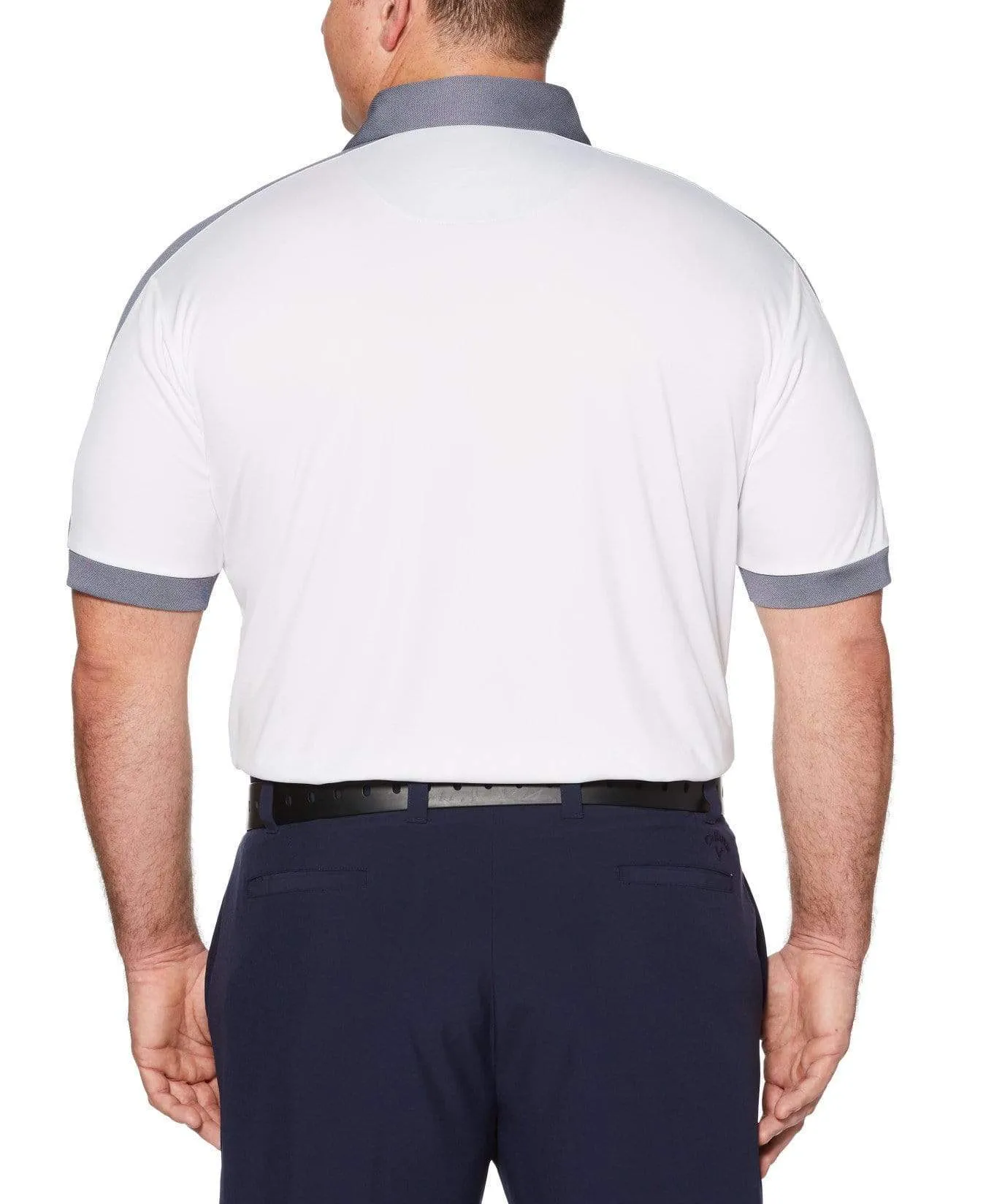 Big & Tall Birdseye Color Block Polo