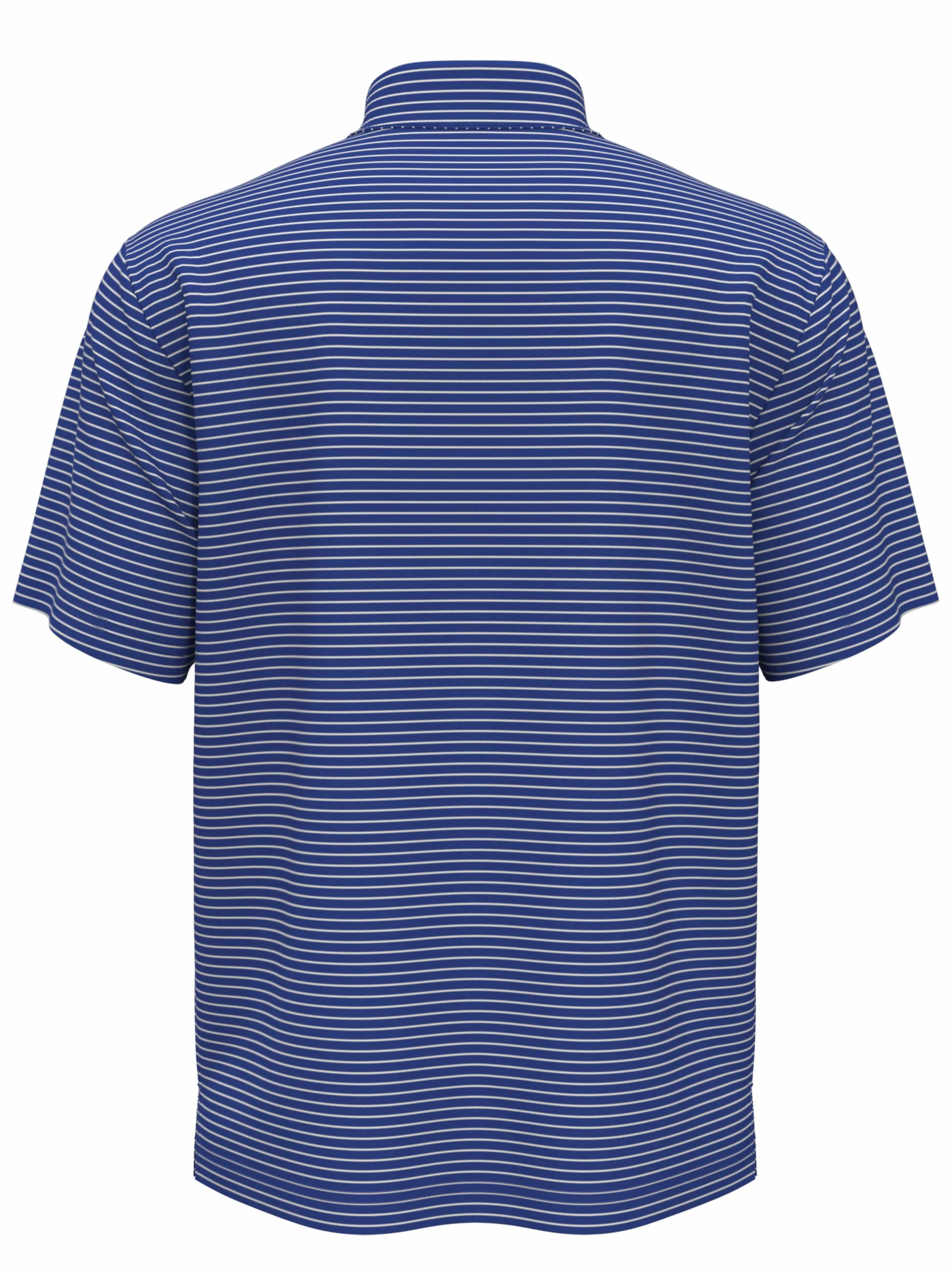 Big & Tall Yarn Dyed Feeder Stripe Golf Polo