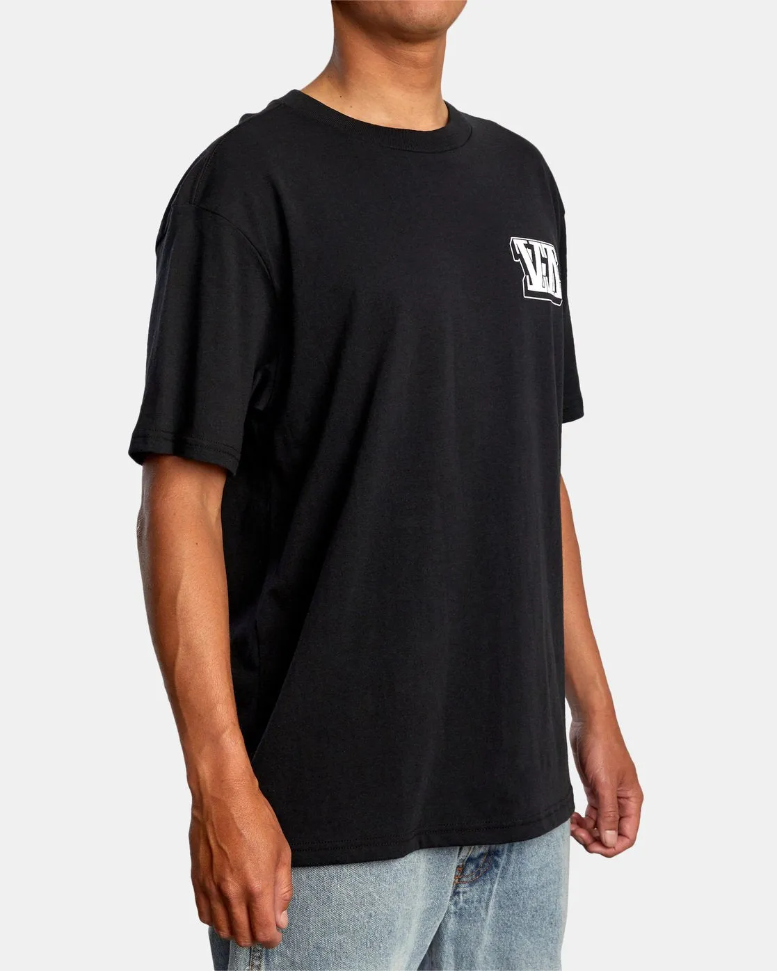 Big Block Short Sleeve Tee - Black