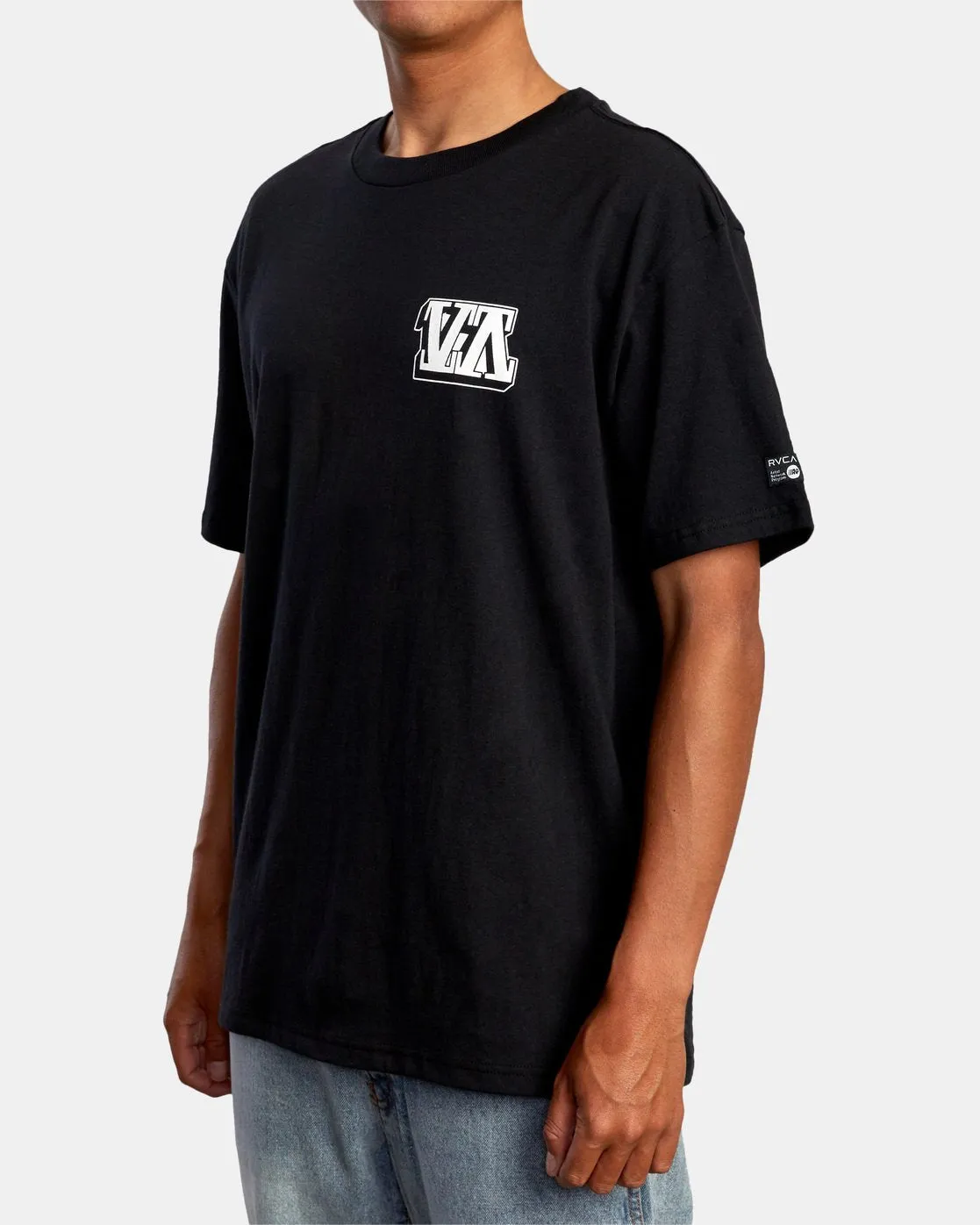 Big Block Short Sleeve Tee - Black