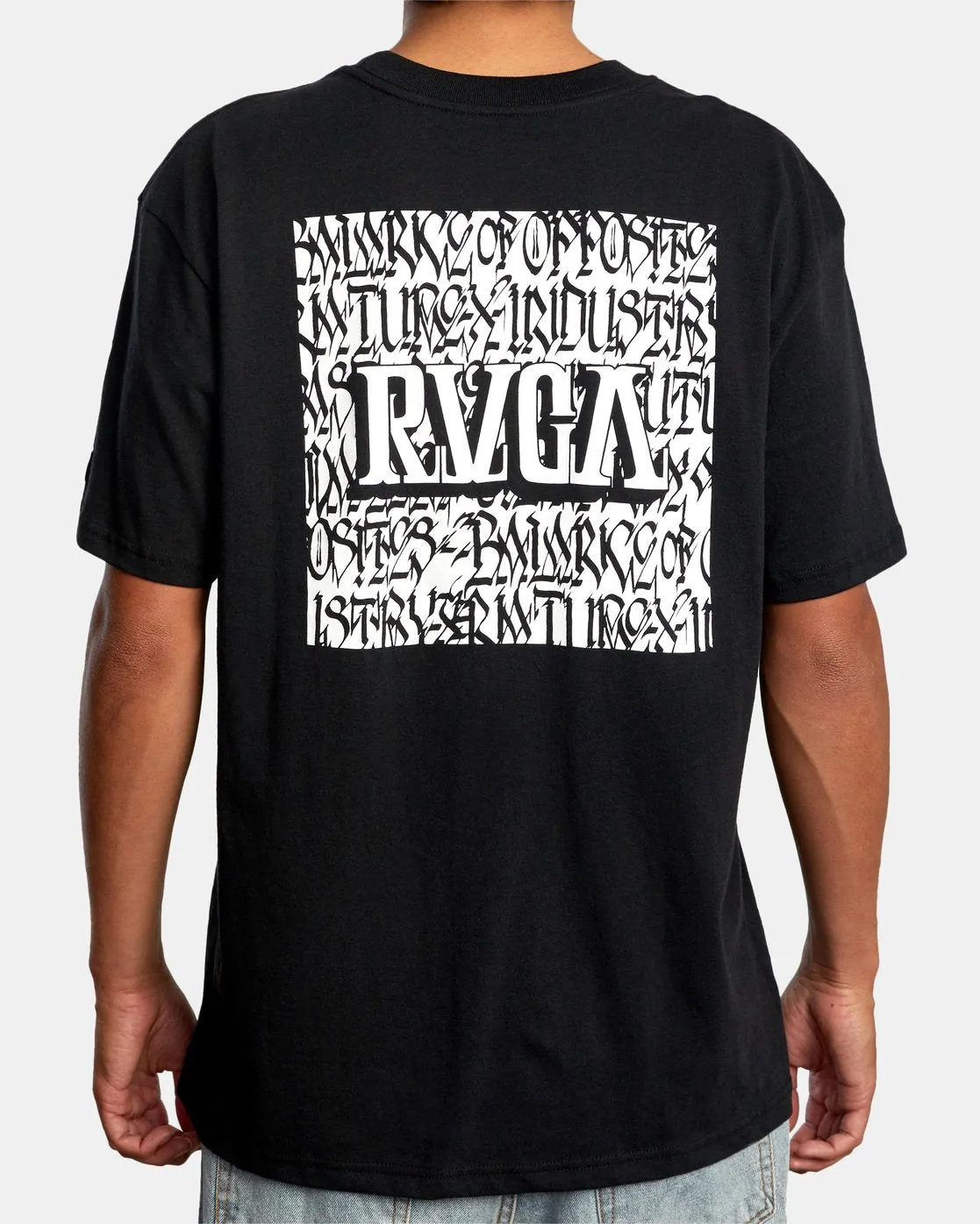 Big Block Short Sleeve Tee - Black