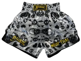 Blegend Boxing Shorts Skull L Blue