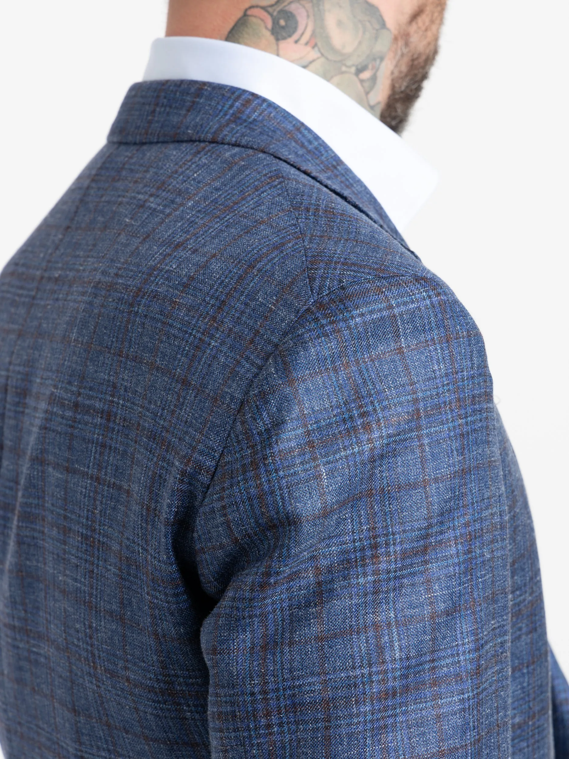 Blue/Red Check Sport Jacket