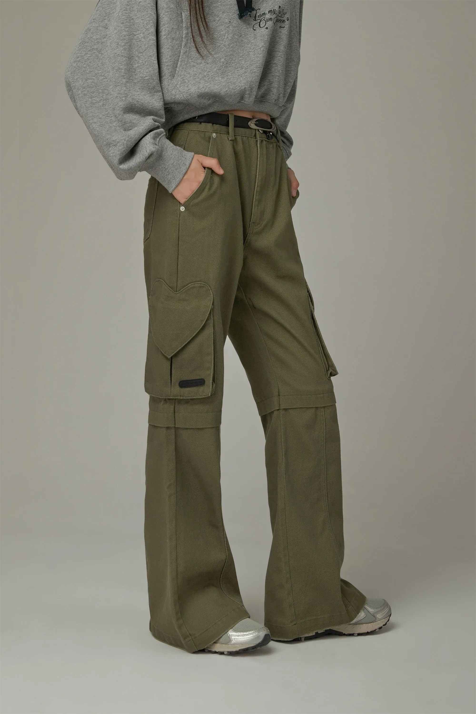 Bootcut Cargo Pocket Pants