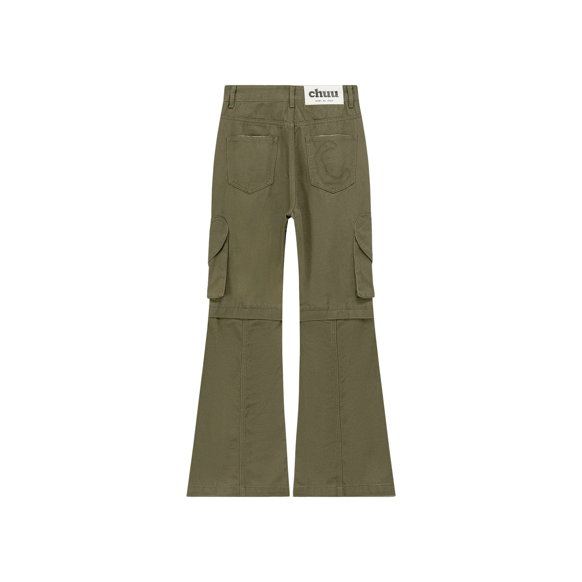 Bootcut Cargo Pocket Pants