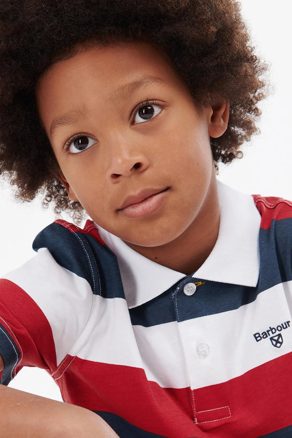 Boys Logan Striped Polo Shirt