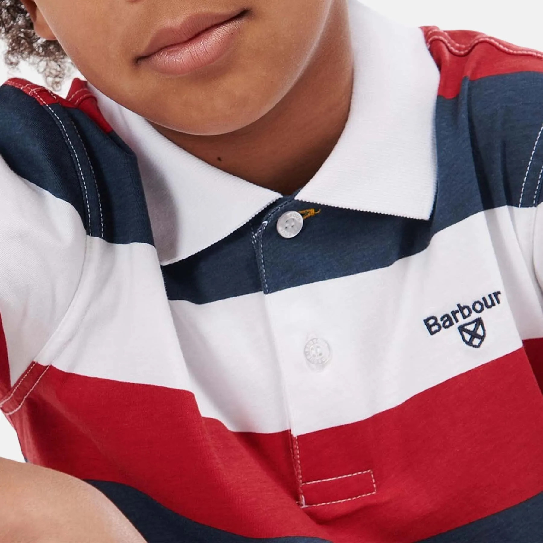 Boys Logan Striped Polo Shirt