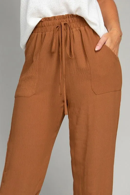 Brown Jogger Pants