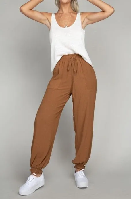 Brown Jogger Pants