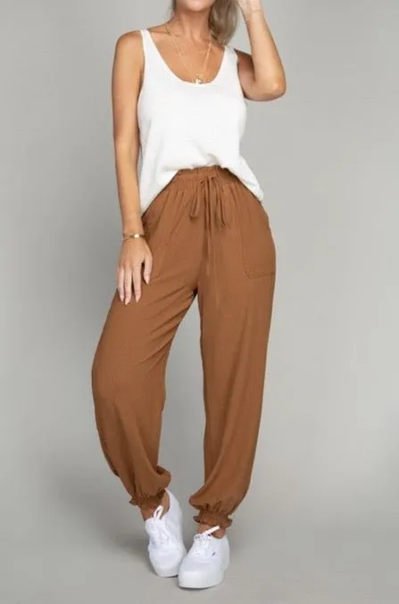 Brown Jogger Pants