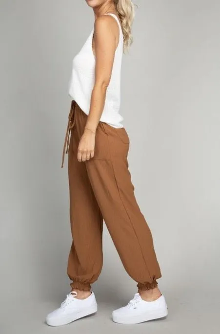 Brown Jogger Pants