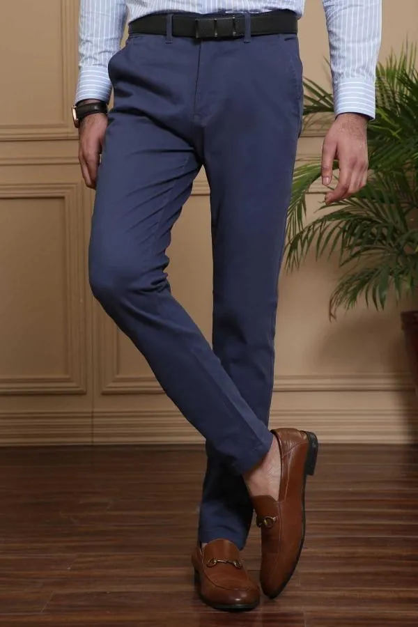 C PANT CROSS POCKET SLIM FIT BLUE