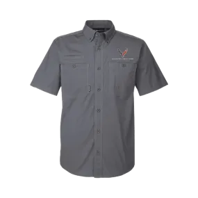 C8 Dri Duck Men's Short Sleeve Button Down