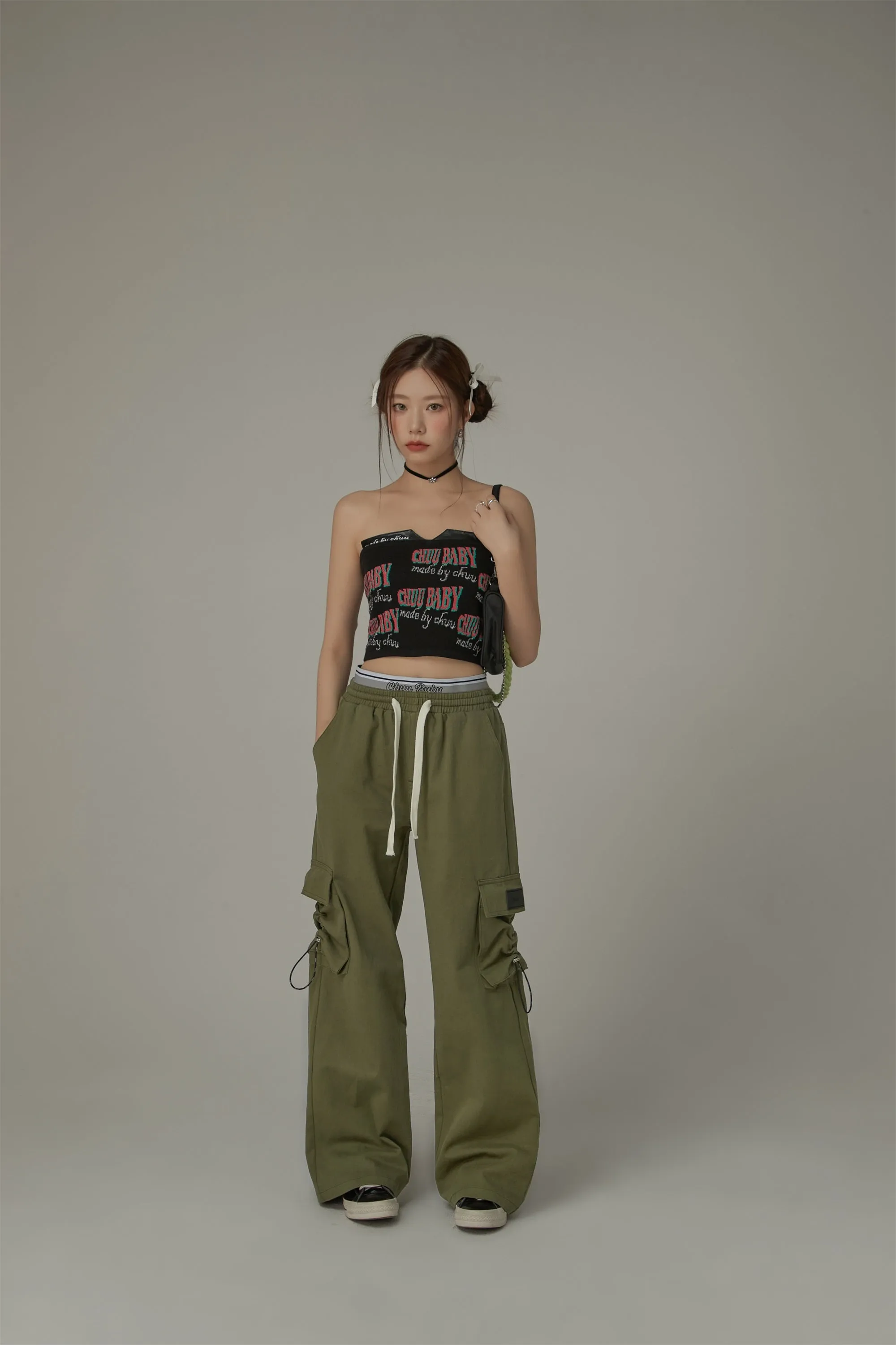 Cargo Wide Casual Pants