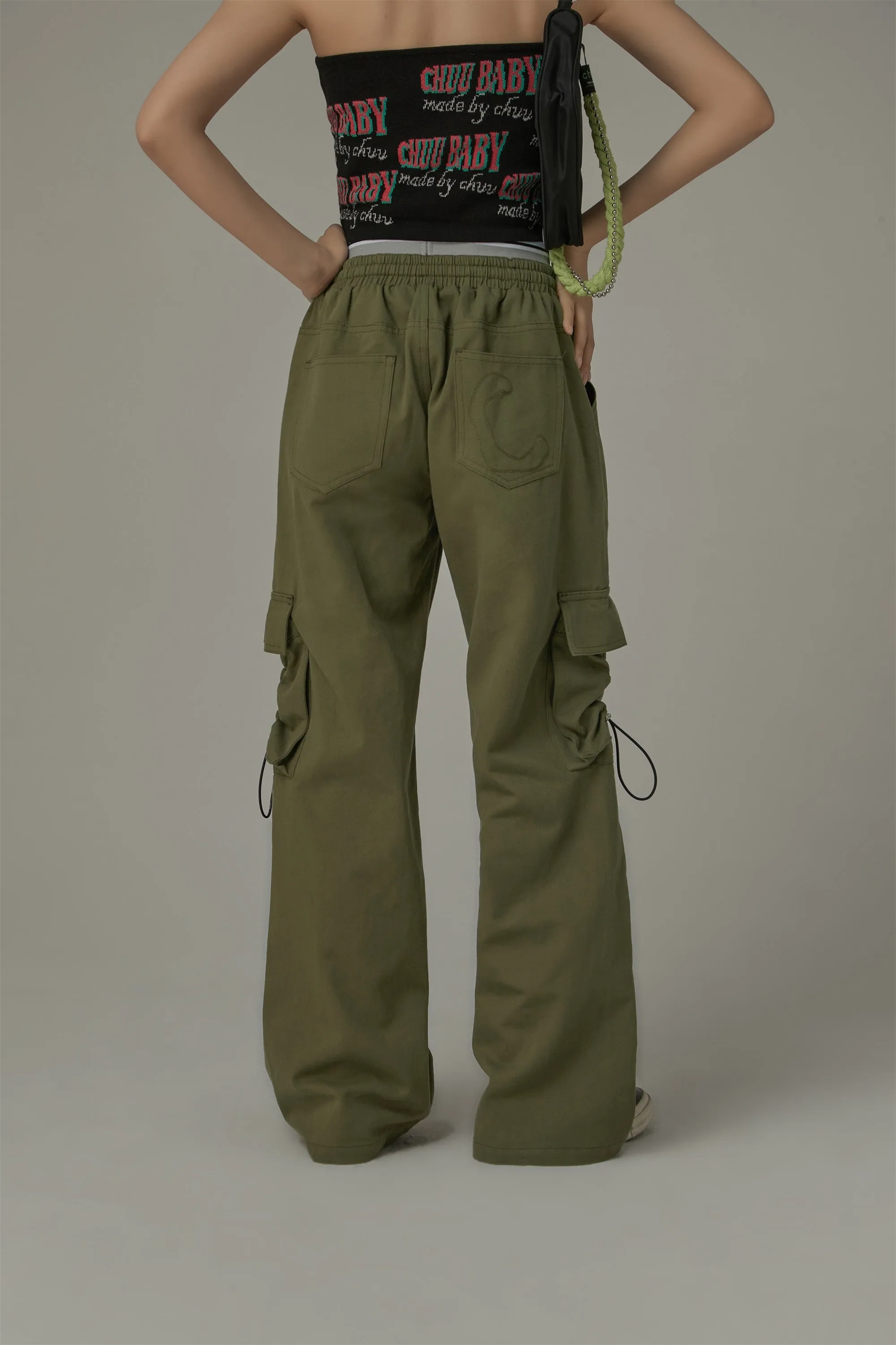 Cargo Wide Casual Pants