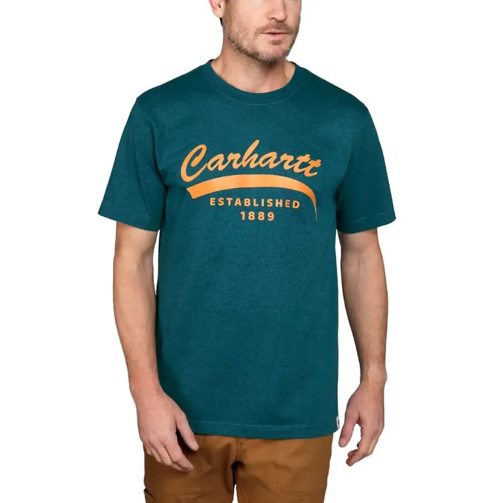 Carhartt 105714 Relaxed Fit Heavyweight Short Sleeve Graphic T-Shirt