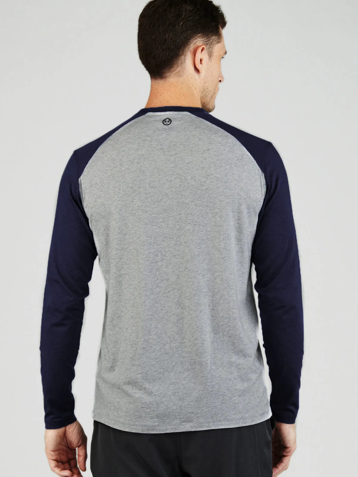 Carrollton Blocked Long Sleeve Fitness T-Shirt - Rice University