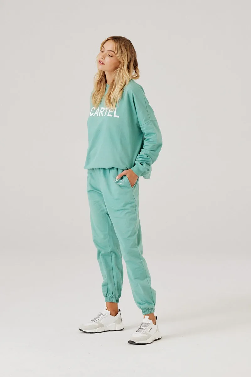 Cartel & Willow - Hattie Track Pant - Sage