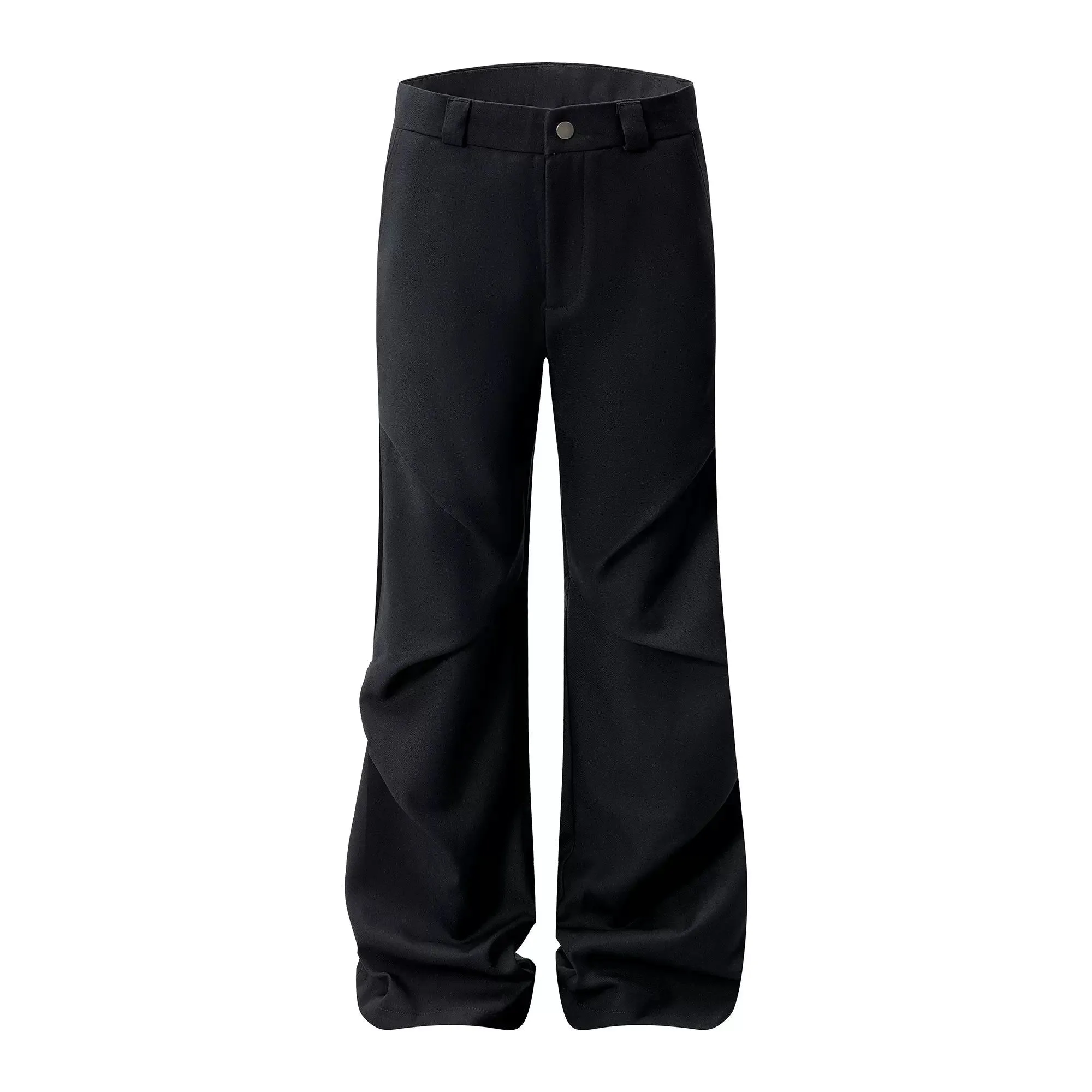 Casual Side Pleated Pants