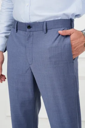 Chicago Blue Melange Merino Wool Pants