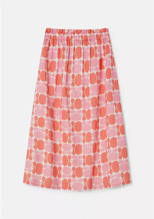 Compania Fantastica Tulip Skirt in Pink/Orange