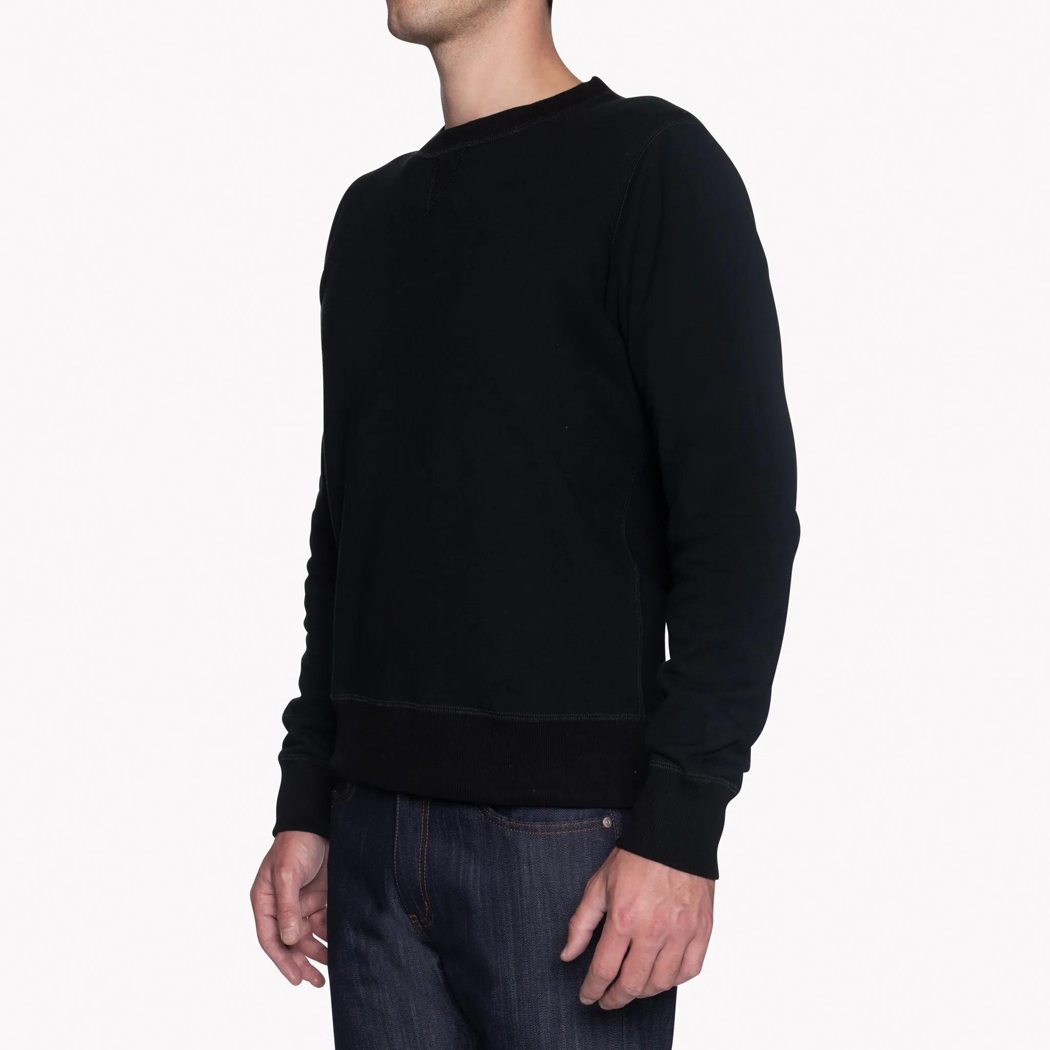 Crewneck - Heavyweight Terry - Black