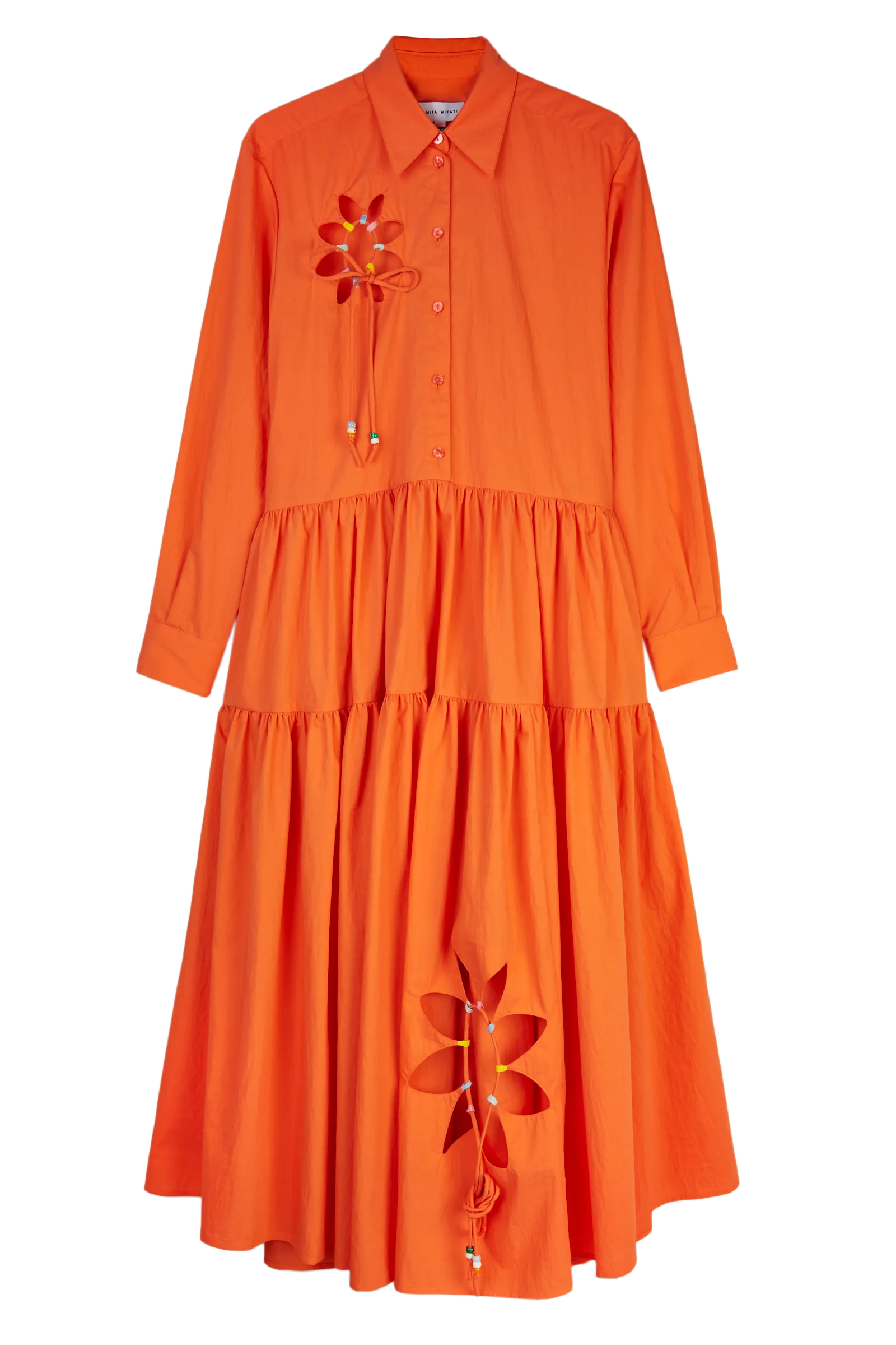 Cut-Out Sun Shirt Dress