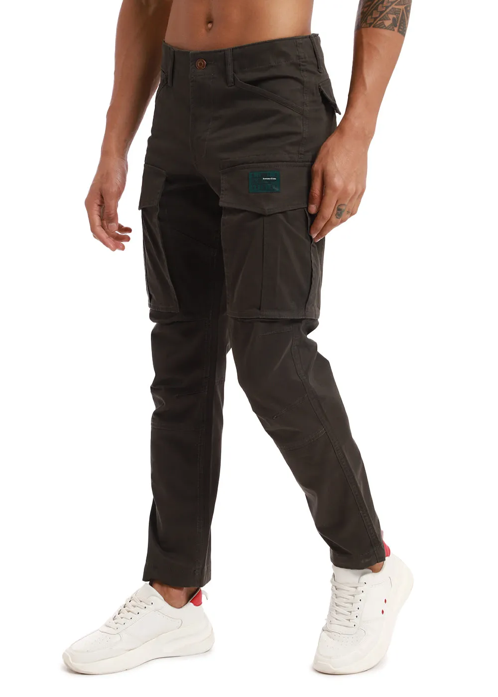 Dark Olive Cargo Pant