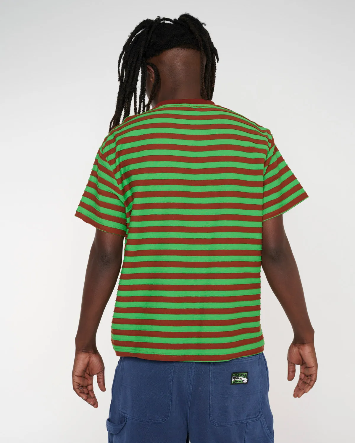 Denny Blaine Striped T-Shirt - Apple/Caramel