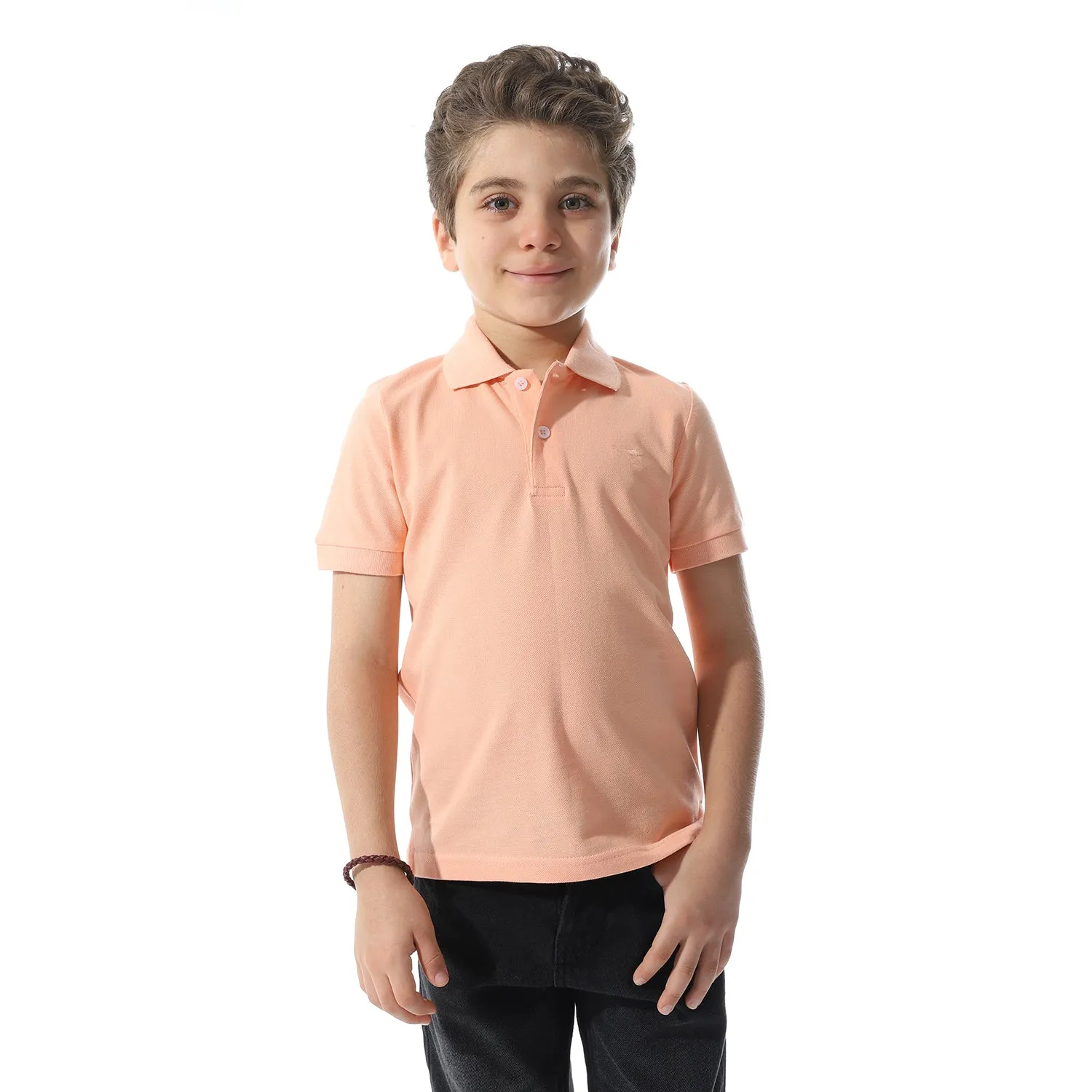 Diadora Boy Cotton Polo Shirt