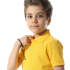 Diadora Boy Cotton Polo Shirt