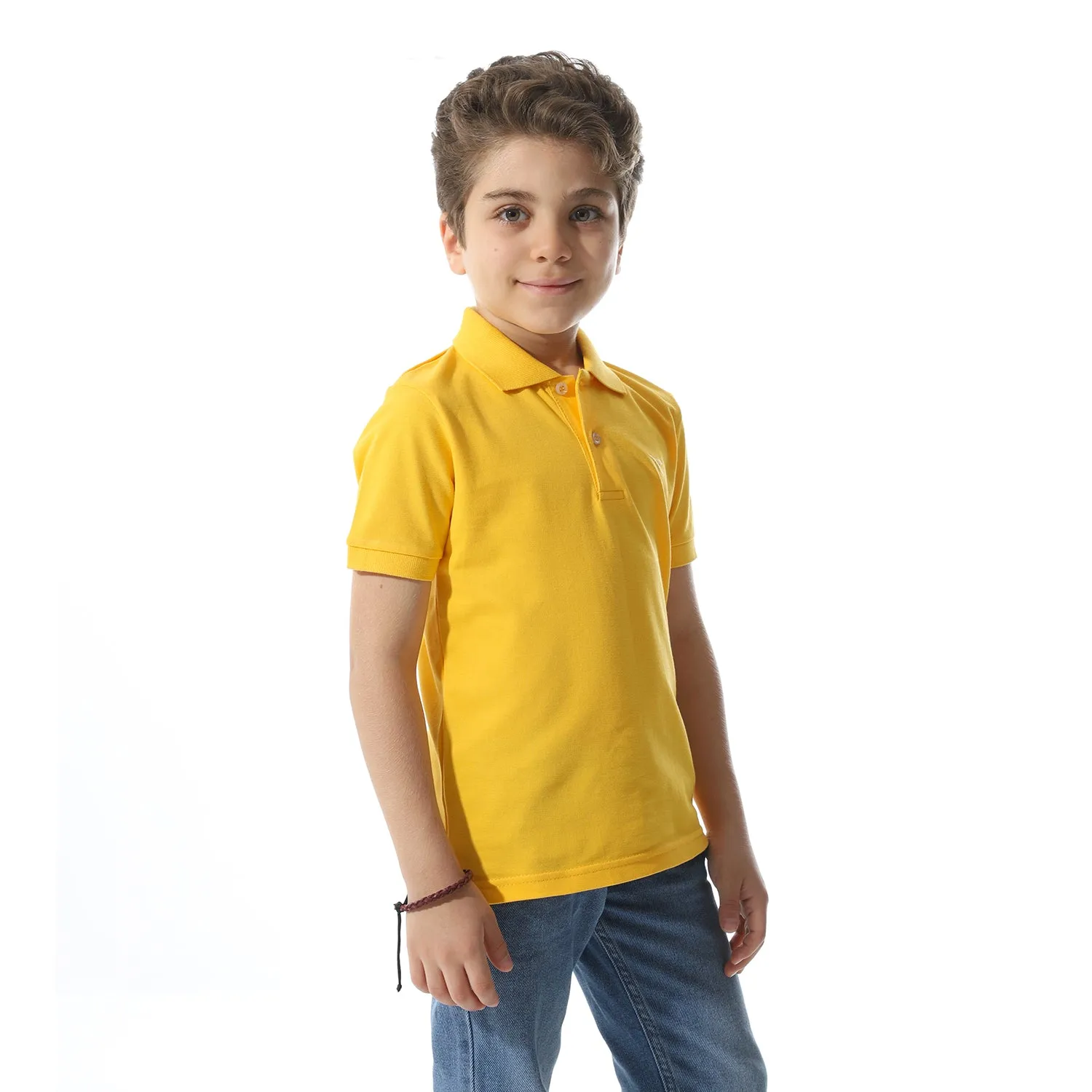 Diadora Boy Cotton Polo Shirt