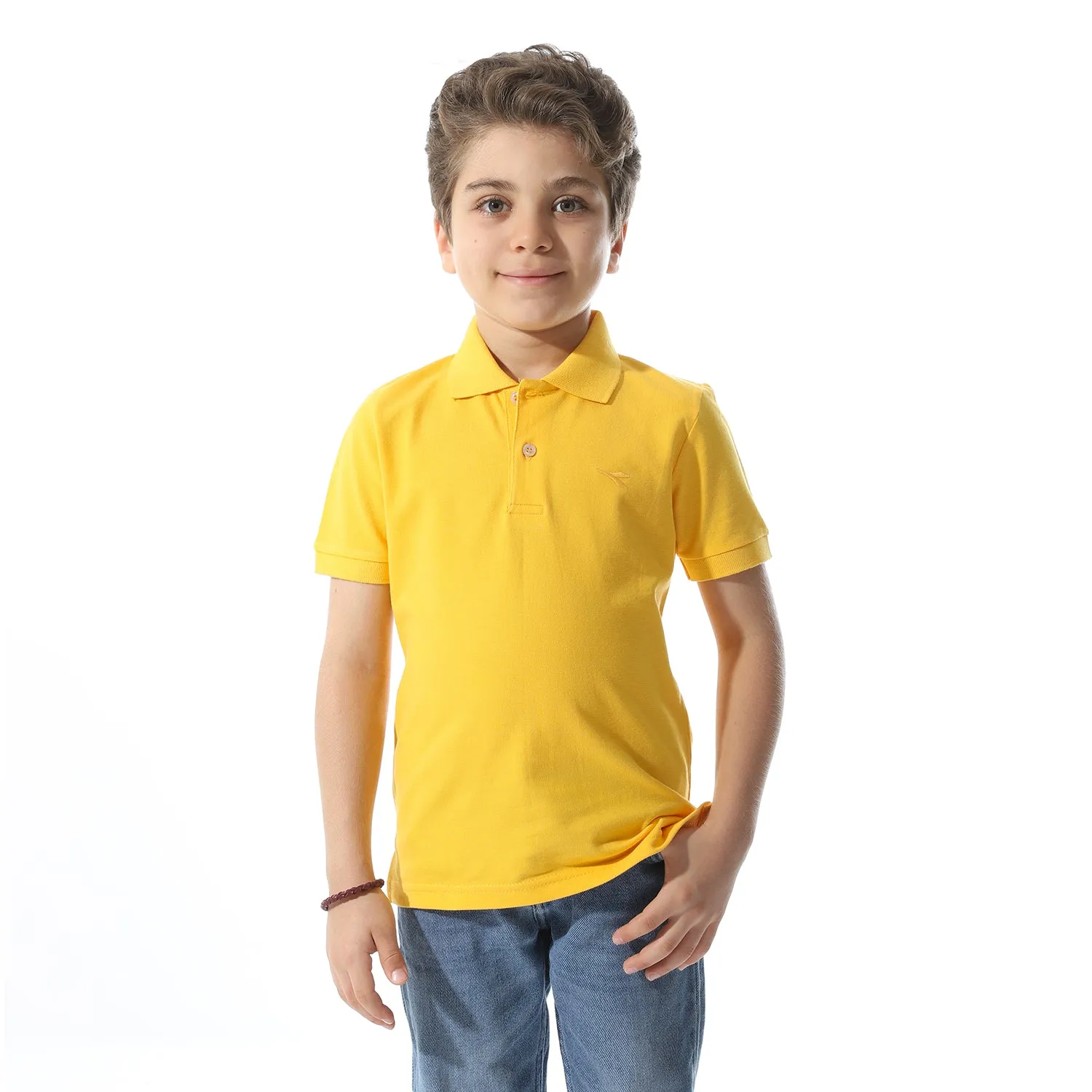 Diadora Boy Cotton Polo Shirt