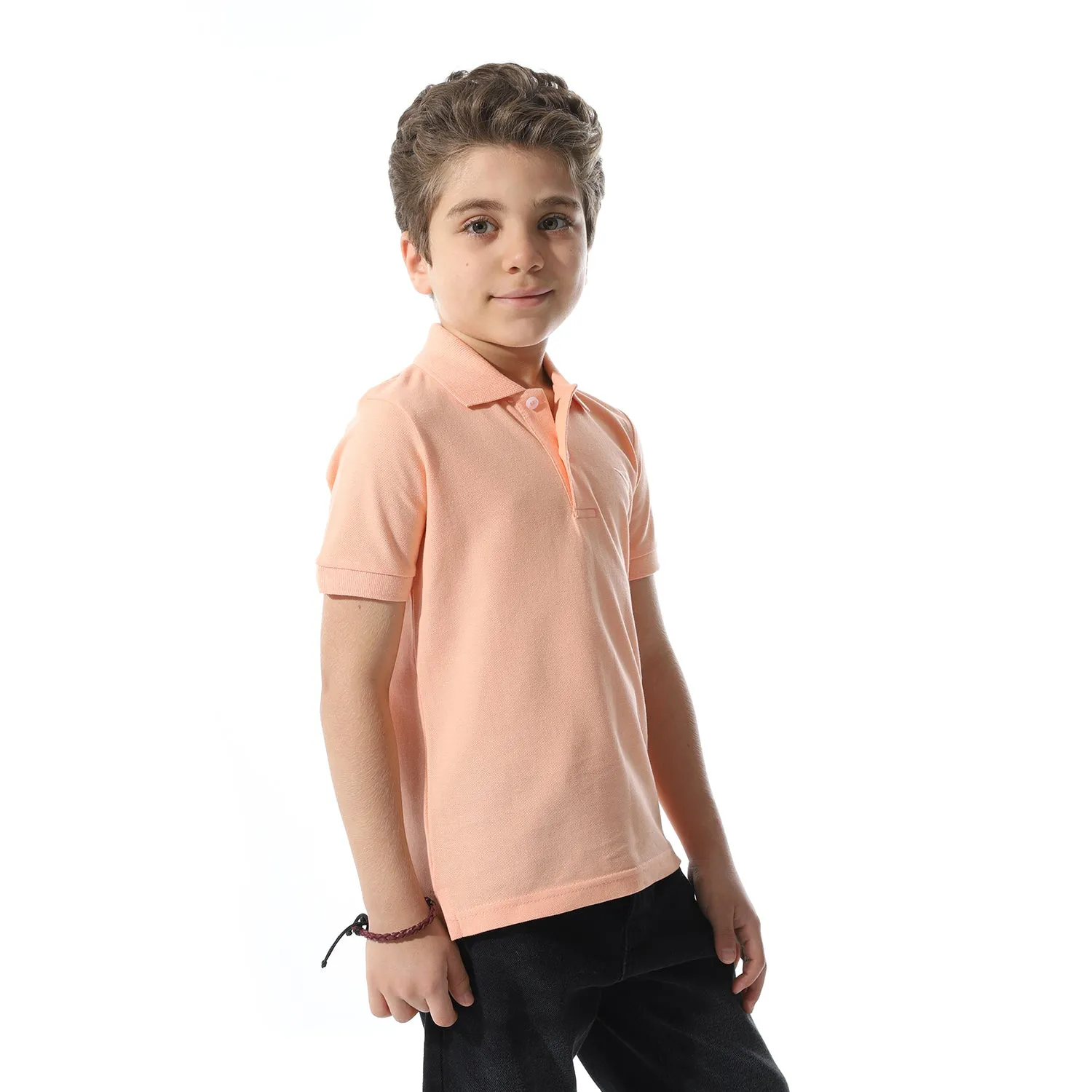 Diadora Boy Cotton Polo Shirt