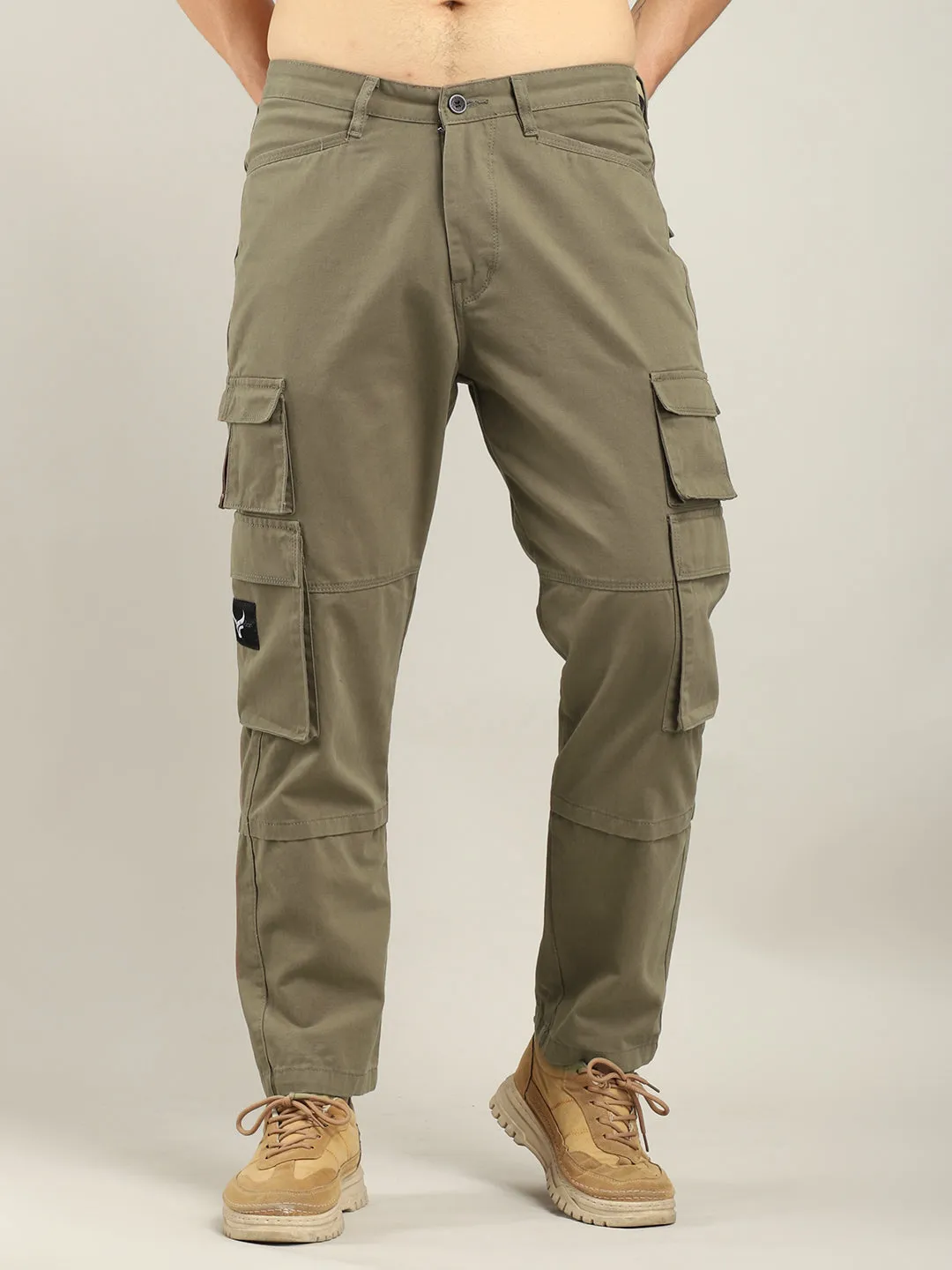 Dope Umber Brown Multipocket Cargo