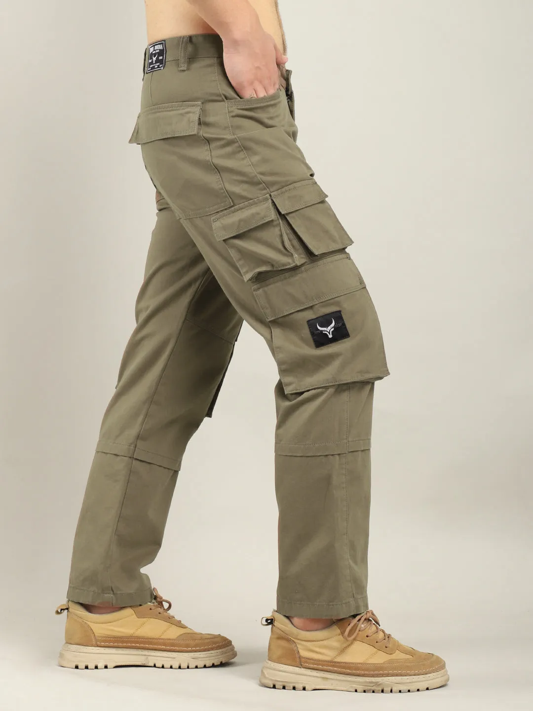 Dope Umber Brown Multipocket Cargo