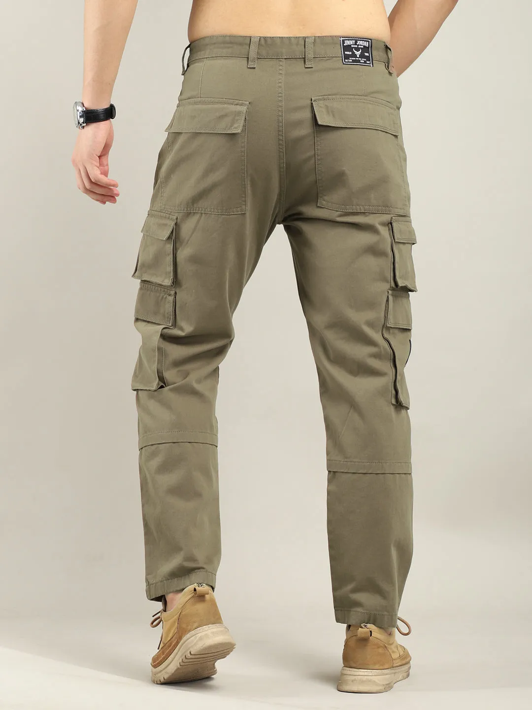 Dope Umber Brown Multipocket Cargo