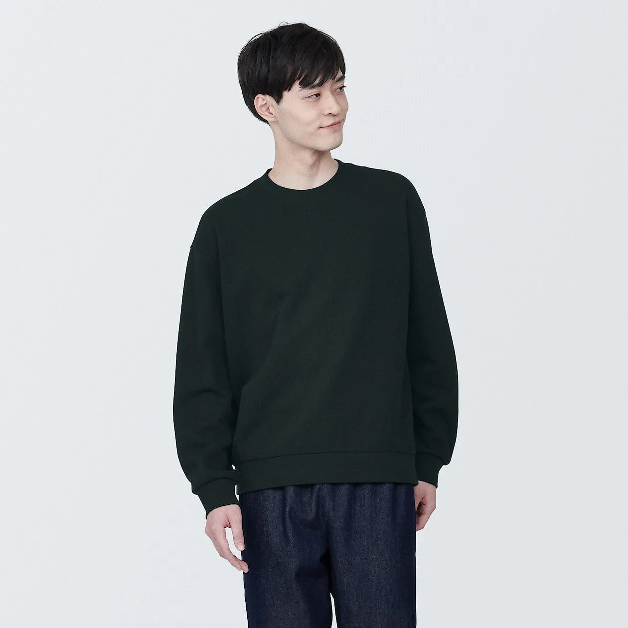 Double Knitted Pullover Sweatshirt